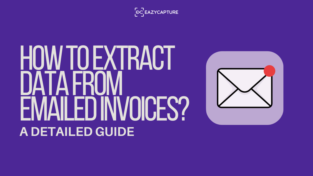 How to Extract Data from Emailed Invoices (Without Printing)?