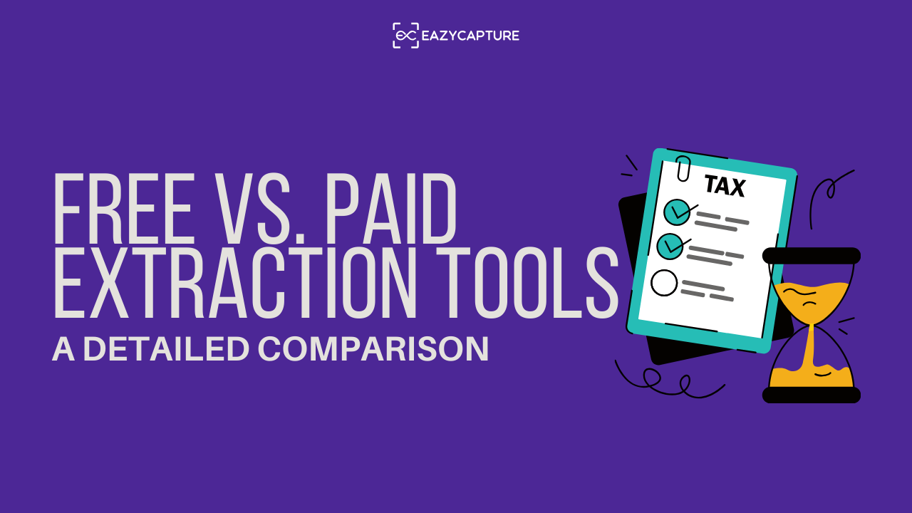 Free vs. Paid Extraction Tools: A Comparison